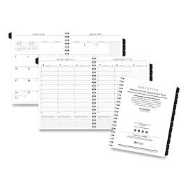 Executive Weekly/Monthly Planner Refill with 15-Minute Appointments, 11 x 8.25, White Sheets, 12-Month (Jan to Dec): 2023