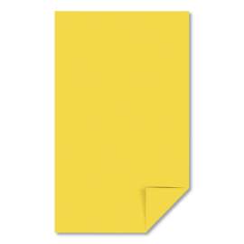 Color Paper, 24 lb Bond Weight, 8.5 x 14, Solar Yellow, 500/Ream