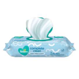 Complete Clean Baby Wipes, 1-Ply, Baby Fresh, 72 Wipes/Pack, 8 Packs/Carton