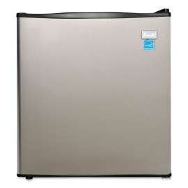 1.7 Cu. Ft. All Refrigerator, Stainless Steel/Black