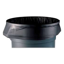 AccuFit Linear Low-Density Can Liners, 32 gal, 0.9 mil, 33" x 44", Black, 20 Bags/Roll, 5 Rolls/Carton