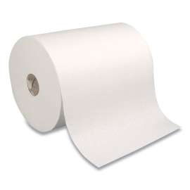 Recycled Hardwound Paper Towels, 1-Ply, 7.87 x 800 ft, White, 6 Rolls/Carton