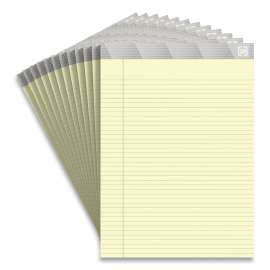 Notepads, Narrow Rule, 50 Canary-Yellow 8.5 x 11.75 Sheets, 12/Pack