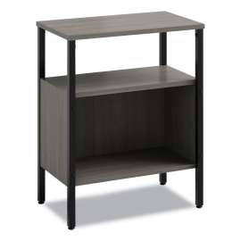 Simple Storage, Two-Shelf, 23.5w x 14d x 29.6h, Gray