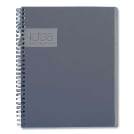 Idea Collective Professional Notebook, 1 Subject, Medium/College Rule, Gray Cover, 9.5 x 6.62, 80 Sheets