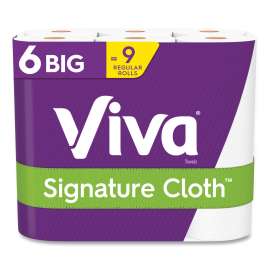 Signature Cloth Choose-A-Sheet Kitchen Roll Paper Towels, 1-Ply, 11 x 5.9, White, 70 Sheets/Roll, 6 Roll/Pack, 4 Packs/Carton