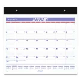 Repositionable Wall Calendar, 15 x 12, White/Blue/Red Sheets, 12-Month (Jan to Dec): 2023