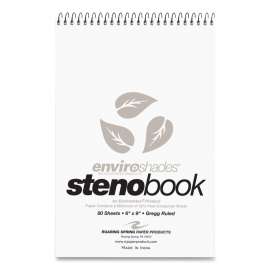 Roaring Spring Enviroshades Gregg Ruled Steno Book