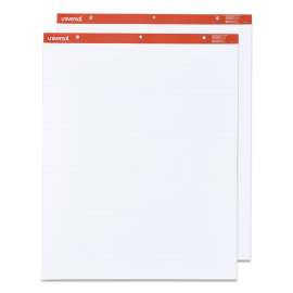 Easel Pads/Flip Charts, Presentation Format (1" Rule), 27 x 34, White, 50 Sheets, 2/Carton