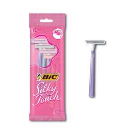 Silky Touch Womens Disposable Razor, 2 Blades, Assorted Colors, 10/Pack