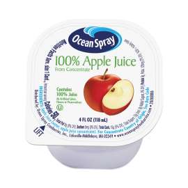 100% Juice, Apple, 4 oz Cup, 48/Box, Delivered 1-4 Business Days