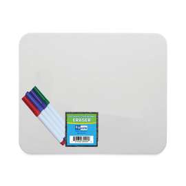 Magnetic Dry Erase Board Set, 12 x 9, White Surface, 12/Pack