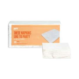Luncheon Napkins, Embossed, 1-Ply, 10 x 13, White, 400/Pack