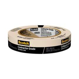 Commercial-Grade Masking Tape for Production Painting, 3" Core, 0.94" x 60 yds, Natural
