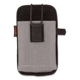 Squids 5544 Phone Style Scanner Holster w/Belt Clip and Loops, 1 Comp, 3.75 x 1.25 x 6.5, Gray, Ships in 1-3 Business Days