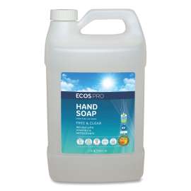 Liquid Hand Soap, Free and Clean Scent, 1 gal Bottle