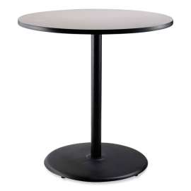 NPS - CT Series Gray Nebula 36"Dia x 42"H Cafe Table with Black Round Base