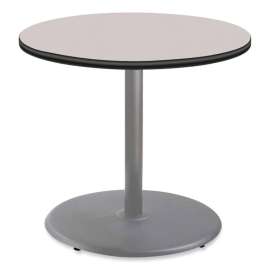 NPS - CT Series Gray Nebula 36"Dia x 30"H Cafe Table with Gray Round Base