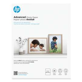Advanced Photo Paper, 10.5 mil, 8 x 10, Glossy White, 25/Pack