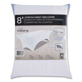 Iceberg Stretch Fabric White Table Cover