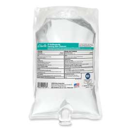 E2 Antibacterial Foaming Skin Cleanser, Fragrance Free, 1,000 mL Refill Bag, 6/Carton