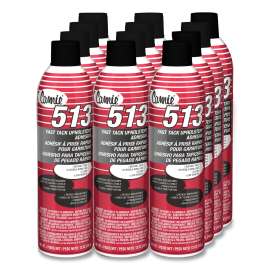 513 Fast Tack Upholstery Adhesive, 12 oz, Dries Clear, Dozen
