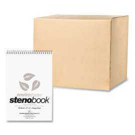 EnviroShades Steno Pad, Gregg Rule, White Cover, 80 Gray 6 x 9 Sheets, 24 Pads/Carton, Ships in 4-6 Business Days