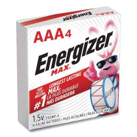 MAX AAA Alkaline Batteries 1.5 V, 4/Pack