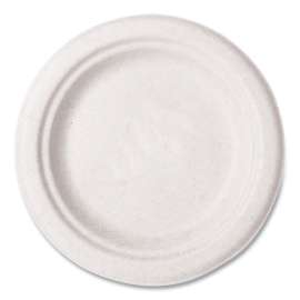 Nourish Molded Fiber Tableware, Plate, 6", White, 1,000/Carton
