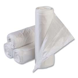 High-Density Commercial Can Liners Value Pack, 16 gal, 7 microns, 24" x 31 ", Clear, 50 Bags/Roll, 20 Rolls/Carton