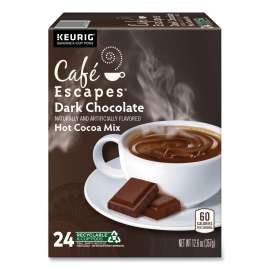 Café Escapes Milk Chocolate Hot Cocoa K-Cups (24/Box)