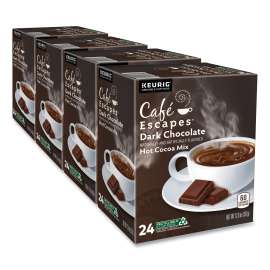 Café Escapes Milk Chocolate Hot Cocoa K-Cups (96/Carton)