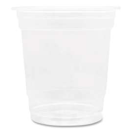 PET Plastic Cups, 8 oz, Clear, 1,000/Carton