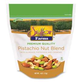 Pistachio Nut Blend, Pistachio, Almonds, Cashews, 4 oz Bag, 10/Carton