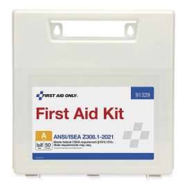 ANSI 2021 First Aid Kit for 50 People, 184 Pieces, Plastic Case