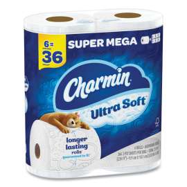 Ultra Soft Bathroom Tissue, Septic-Safe, 2-Ply, White, 366 Sheets/Roll, 18 Rolls/Carton