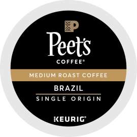 Peet's Coffee K-Cup Brazil Coffee, Medium