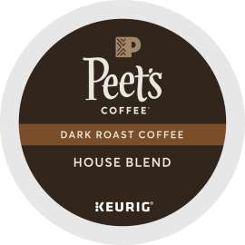 Peet's Coffee K-Cup House Blend Coffee, Dark
