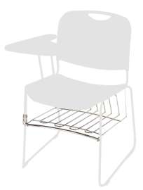 NPS - Chrome Book Basket for 8500 Series Stack Chair