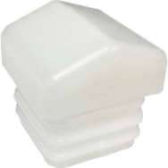 NPS - White Plastic Floor Glides for 8100 Stacking Chairs (Pack of 50)