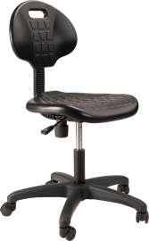 NPS - 6700 Series Black Plastic 16" to 21" Adjustable Task Chair