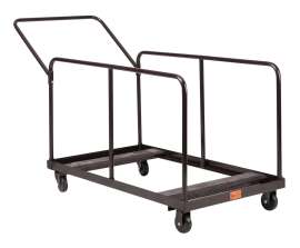 NPS - Powder-Coated Steel 10 Folding Table Vertical Storage Dolly for Round & Rectangular Tables