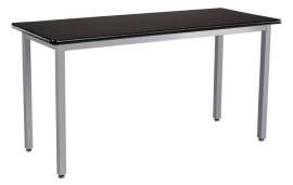 NPS - Steel Series Gray 60"L x 24"W x 30"H Science Table with HPL Top