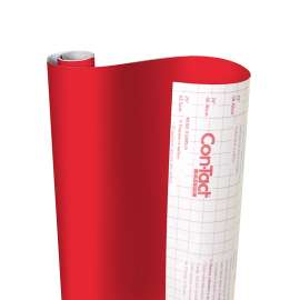 Creative Covering Adhesive Covering, Red, 18" x 16 ft