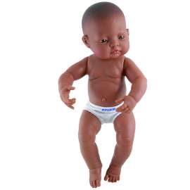 Anatomically Correct Newborn Doll, 15-3/4", Hispanic Girl