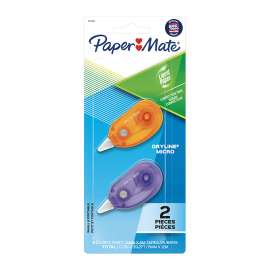 Liquid Paper DryLine Micro Correction Tape, Assorted Colors, 2 Count