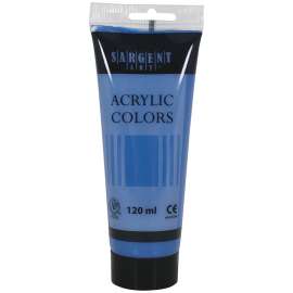 Acrylic Paint Tube, 120 ml, Primary Cyan