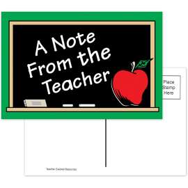 A Note from the Teacher Postcards, 30/pkg