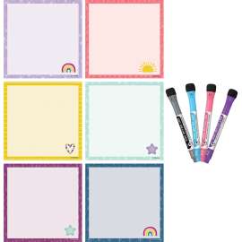 Oh Happy Day Dry-Erase Magnetic Square Notes