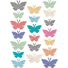 Home Sweet Classroom Butterflies Accents, Assorted Sizes, Pack of 60